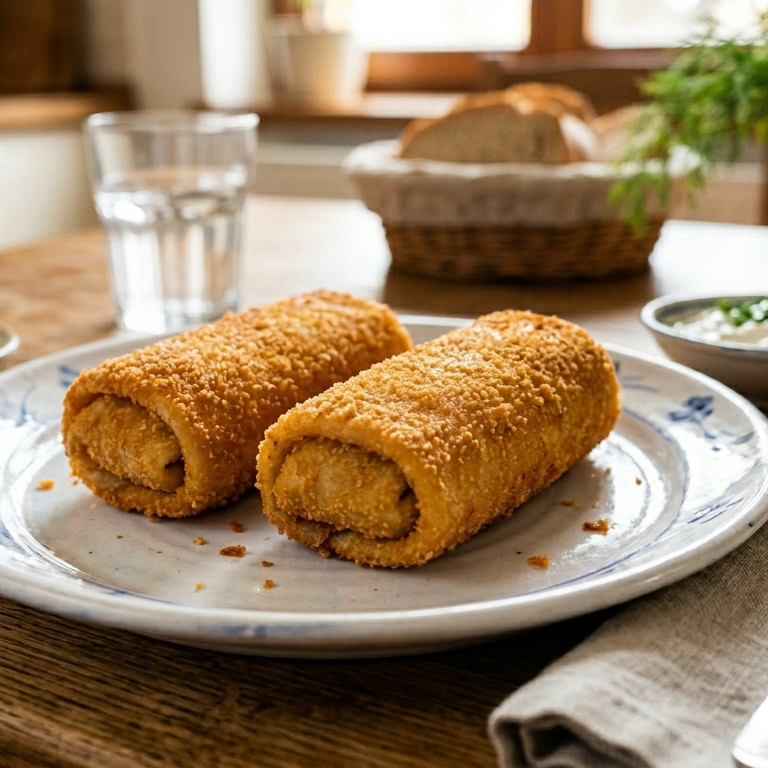 Polecamy krokiety z mięsem Kapusta i grzybami Oraz z pieczarkami i mozzarellą. Świat pierogów Kraków.